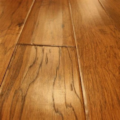 Hickory Pecan 12 X 6 12 Hand Scraped Engineered Hardwood Flooring