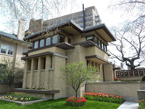 Emil Bach House Prairie Style Architecture Chicago Architecture