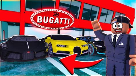 Building A Bugatti Dealership Roblox Car Dealership Tycoon Youtube