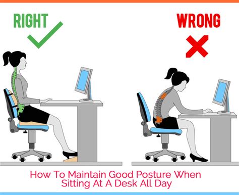 Simple Ways To Maintain Good Posture When Sitting At A Desk All Day