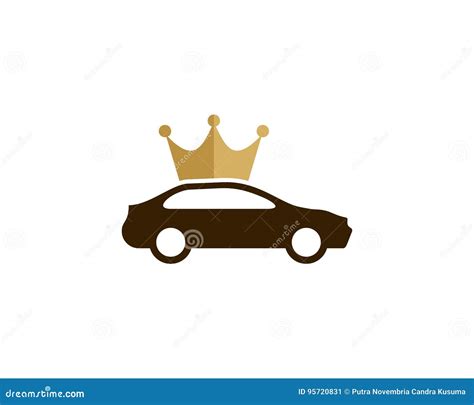 Car Auto King Icon Logo Design Element Stock Vector Illustration Of