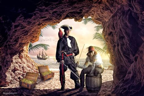 The Pirate Treasure Cave By Brizzolatto55 On Deviantart