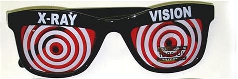 red x ray vision glasses clothing