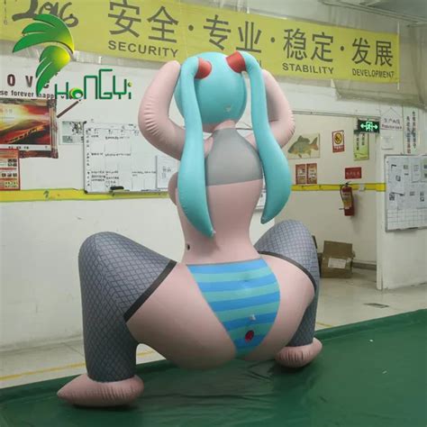 Hongyi Inflatables Custom Inflatable Anime Girl Fun Inflatable Sph For