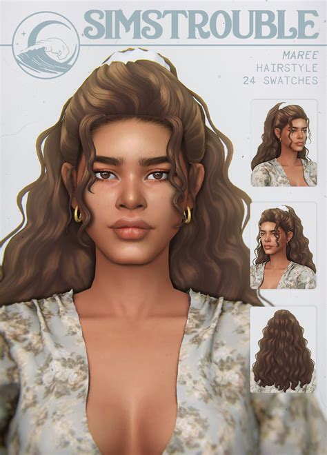 Simstrouble Cc Hairstyles For Sims 4 Patreon Sims Hair Sims 4