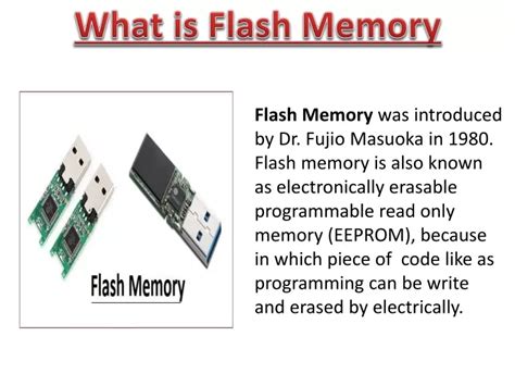 Ppt What Is Flash Memory With Its Types Examples And Devices
