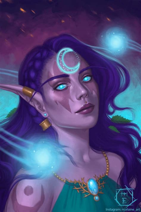 Night Elf Druid Then And Now By Mmeartt On Deviantart World Of