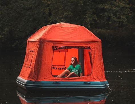 The Shoal Tent Is Made For The Life Aquatic As The First Of Its Kind Floating Raft Tent It