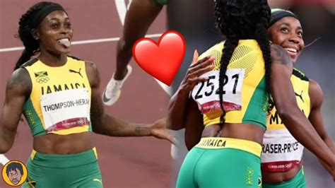 Elaine Thompson Makes Shelly Ann Proud After 200m Final Jae Prynse Champion Youtube