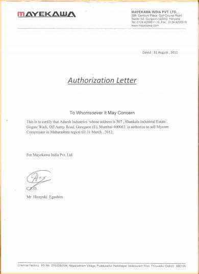 In the energy market, they're required before. Authority Letter / Written Authority Template - Free ...