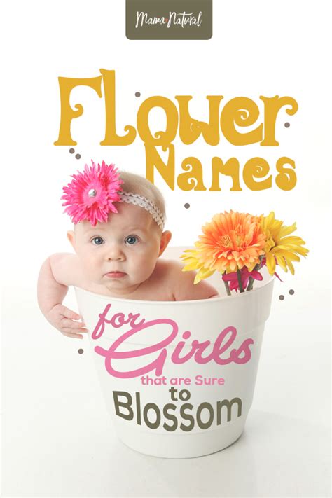 Flower Names For Girls That Are Sure To Blossom Mama Natural