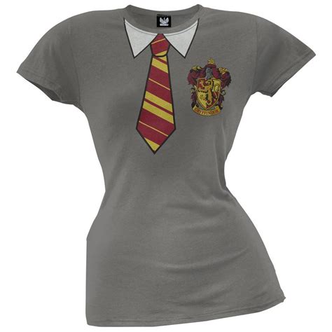 Harry Potter Gryffindor Juniors Costume T Shirt Large Grey