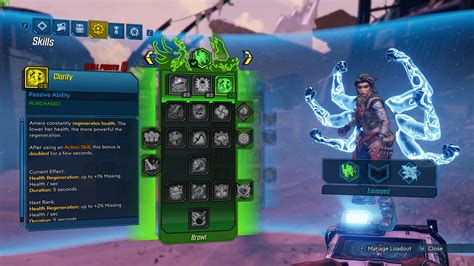 Skill Tree Borderlands 3 Interface In Game