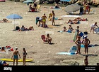Marseille, France, People Relaxing on Beach Scenes, on Mediterranean ...