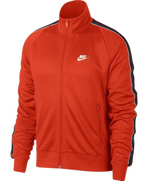 Nike Sportswear Track Jacket In Orange For Men Lyst