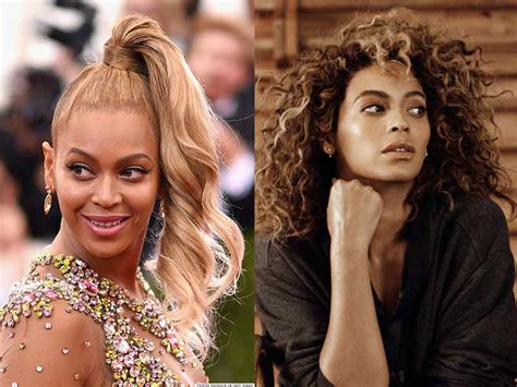 The intersectionality of being a woman and being a black woman is one of the most complex things in the world. How Does Beyonce Natural Hair Look Like? - hair system
