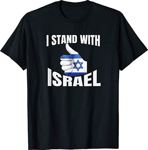 I Stand With Israel Christian T Shirt Clothing