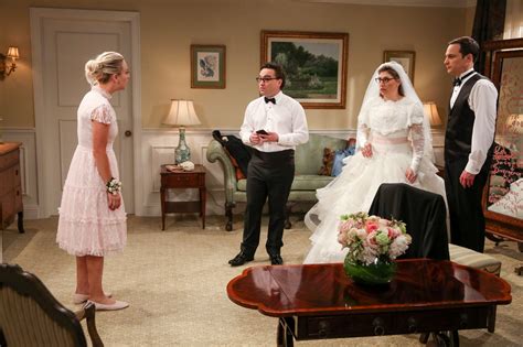 Big Bang Theory Wedding Photos See Jim Parsons Mayim Bialik