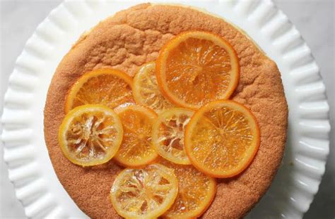 The one step sponge cake is a perfect dessert for passover. Lemon Sponge Cake with Candied Citrus | The Nosher