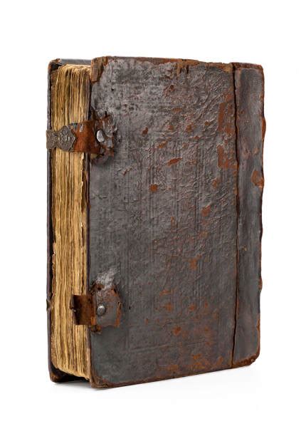 Brown Antique Leather Book Cover Banque Dimages Et Photos Libres De