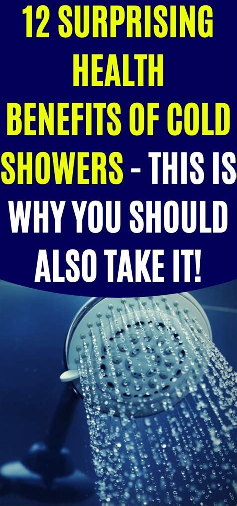 12 Surprising Health Benefits Of Cold Showers With Images Benefits