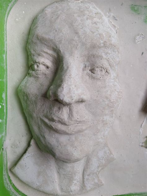 Plaster Faces Made From A Wax Original And Silicon Mold Isabella