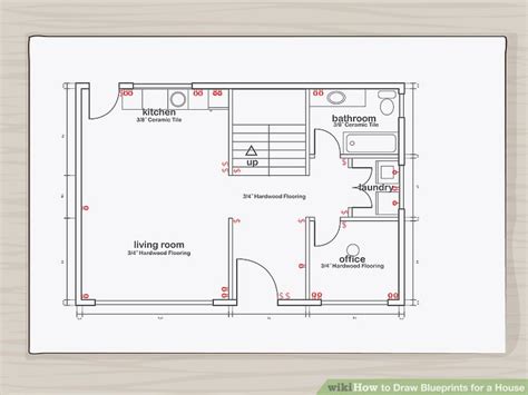How To Draw Blueprints For A House With Pictures Wikihow