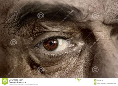 Eyes Of An Old Man Stock Image Image Of Close Body