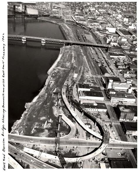 a2005 001 474 morrison bridge east end looking north 1962 downtown portland oregon portland