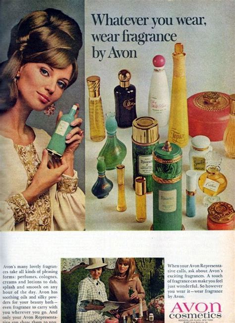 Vintage Avon Ad 1967 Headline Whatever You Wear Wear Fragrance By