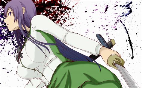 Highschool Of The Dead Saeko Busujima Wallpaper Resolution1600x1000 Id751268