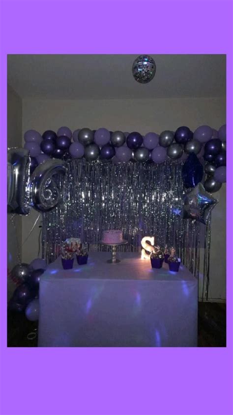 Inspiração De Aniversário Na Cor Roxo Puxado Para O Tema De Euforia Festa De Aniversário