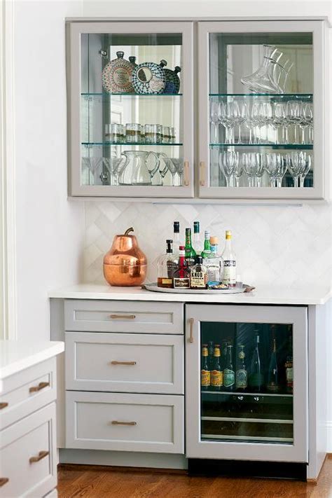 A collection of the top 43 black and white wallpapers and backgrounds available for download for free. Gray Kitchen Bar with Glass Door Beverage Fridge ...