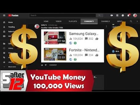 How much money do you get for 100k views on youtube? How much money did I make from 100k views? - YouTube