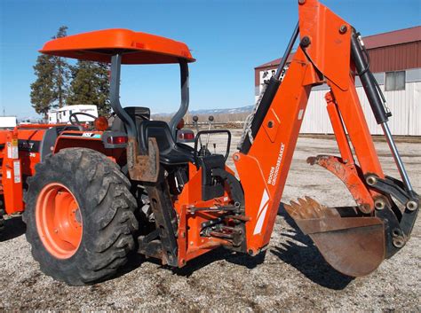 2000 Kubota 4310 4x4 Tractor Woods 9000 Backhoe Kubota La681 Loader