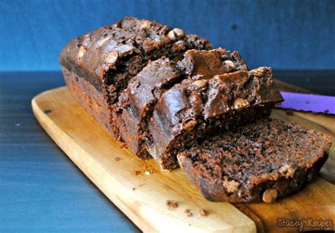 Double Chocolate Zucchini Loaf Gluten Free Option Stacey S Recipes
