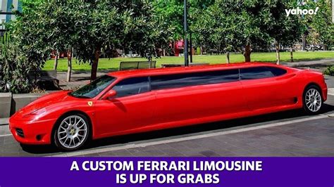 A Custom Ferrari Limousine Is Up For Grabs Youtube