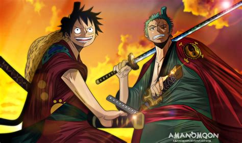 One Piece Chapter 912 Zoro And Luffy Back Basil By Amanomoon On Deviantart