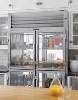 Photos of White Glass Front Refrigerator