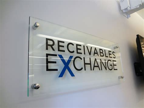 Custom Etched Glass Sign Panel With Custom Digital Graphics Mounted With Stainless Steel