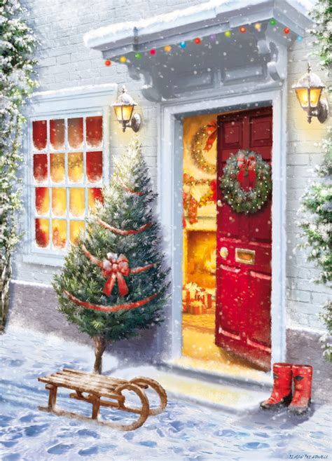 Simon Treadwell Advocate Art Beautiful Christmas Cards Christmas
