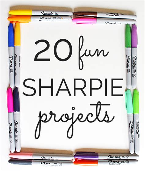 20 Fun Sharpie Projects Diy And Craft Ideas