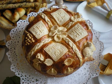 Slavski Kolac Food Serbian Recipes Holiday Bread