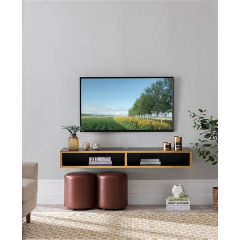 We did not find results for: bowery hill wood wall mounted 60" tv stand in black and ...