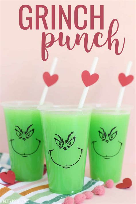 Grinch Punch Party Cups Pretty Providence
