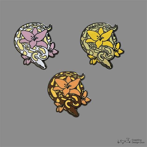 Ball Python Enamel Pins Ball Python Pins Ball Python Snake Etsy