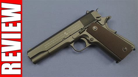 Review Colt M1911 A1 100th Anniversary Cybergun Youtube