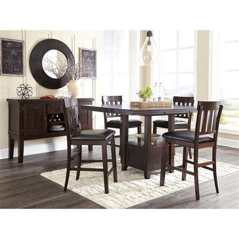 Signature Design By Ashley Haddigan D596 Dining Room Group 5 Casual