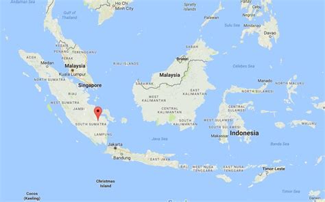 Where Is Palembang On Map Indonesia