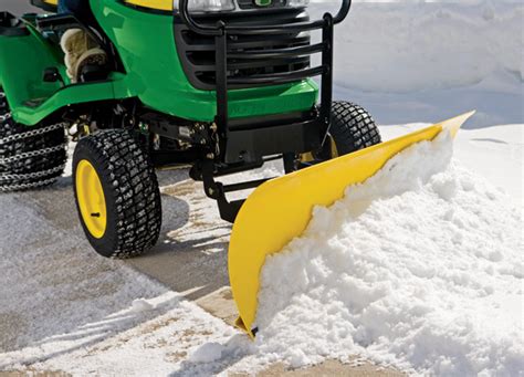 John Deere Mowers In The Snow Snow Plows Attachments And More